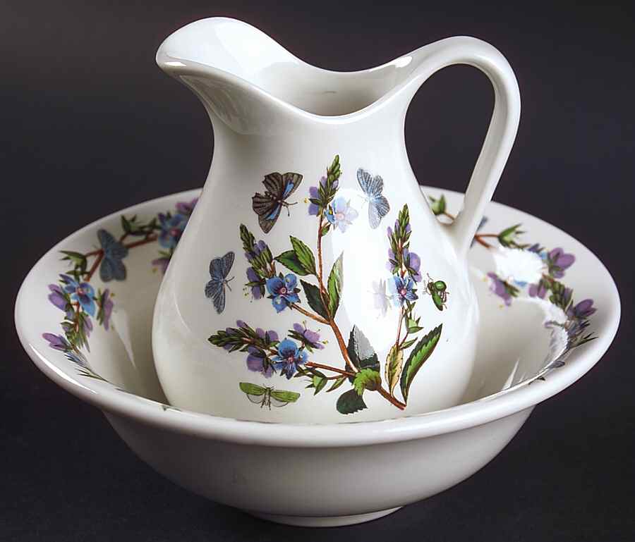 Botanic Garden Mini Ewer & Basin by Portmeirion-1