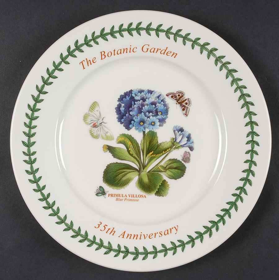 Botanic Garden 35th Anniversary Commemorative Luncheon Plate by Portmeirion-1