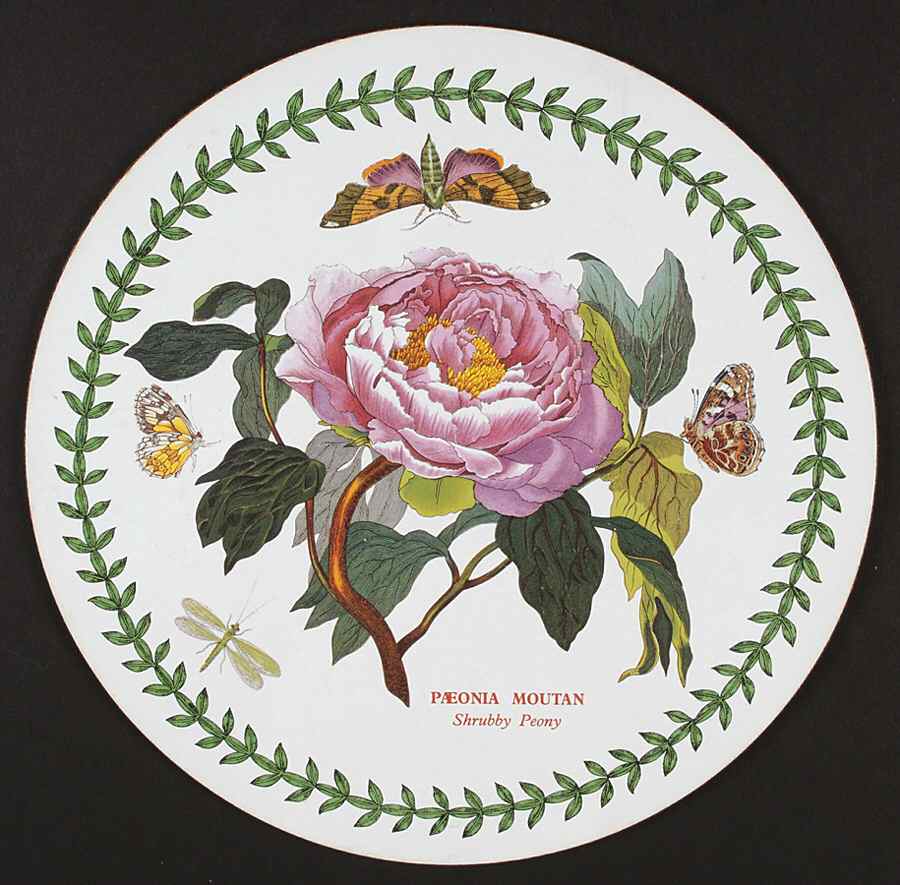 Botanic Garden Round Placemat with Cork Back by Portmeirion-1