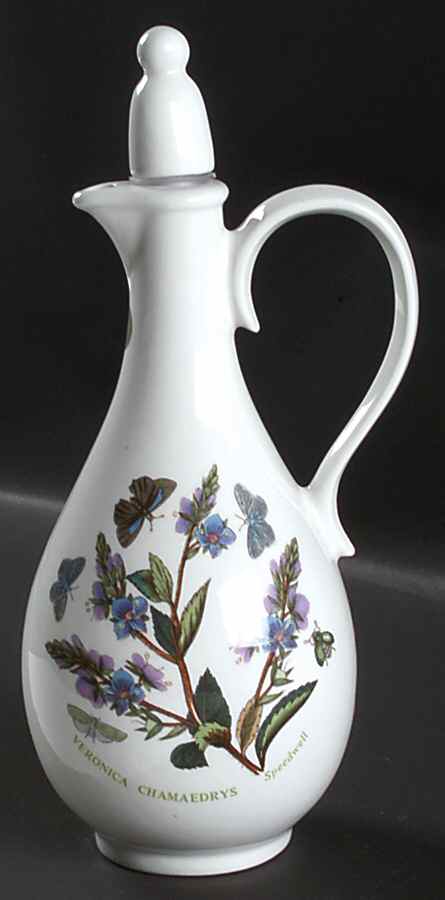 Botanic Garden Handled Oil Cruet and Stopper by Portmeirion-1