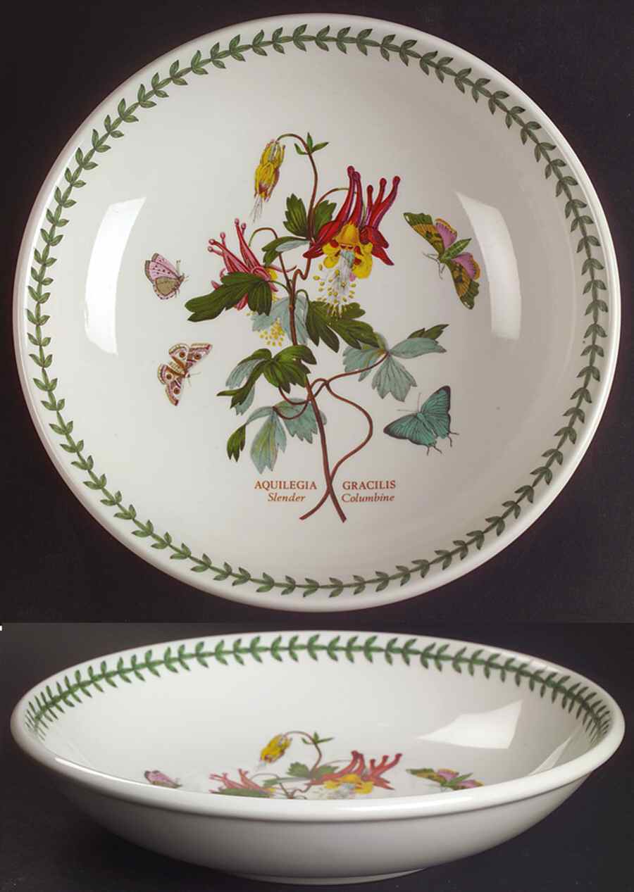Botanic Garden 8" Individual Pasta Bowl by Portmeirion-1