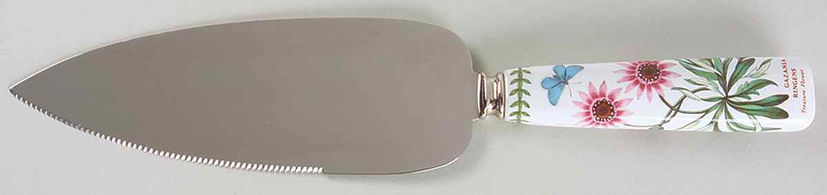 Botanic Garden Pastry Cake Server with Stainless Blade by Portmeirion-1