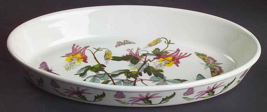 Botanic Garden 11" Oval Baker by Portmeirion-1