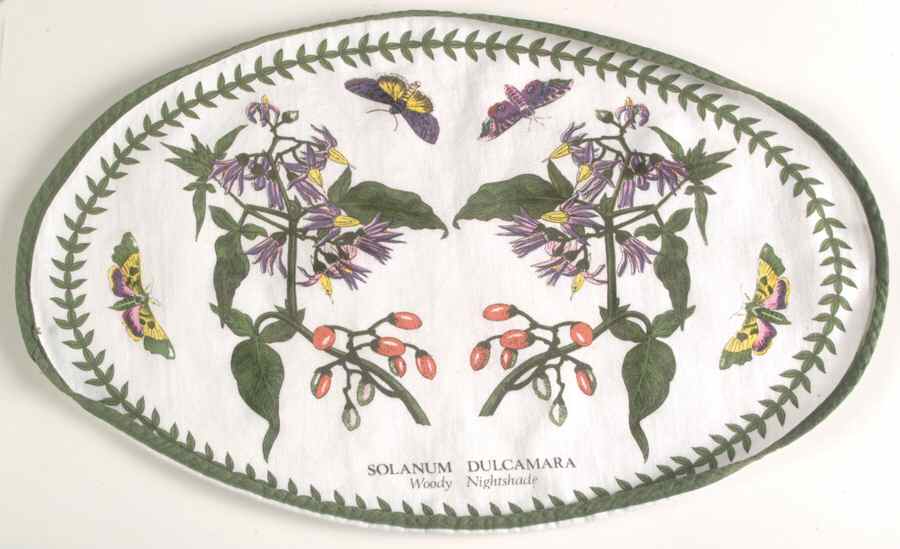 Botanic Garden Oval Cloth Placemat by Portmeirion-1