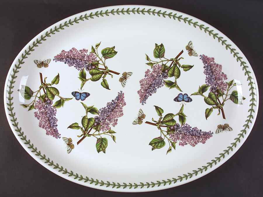 Botanic Garden 20" Oval Steak Platter by Portmeirion-1