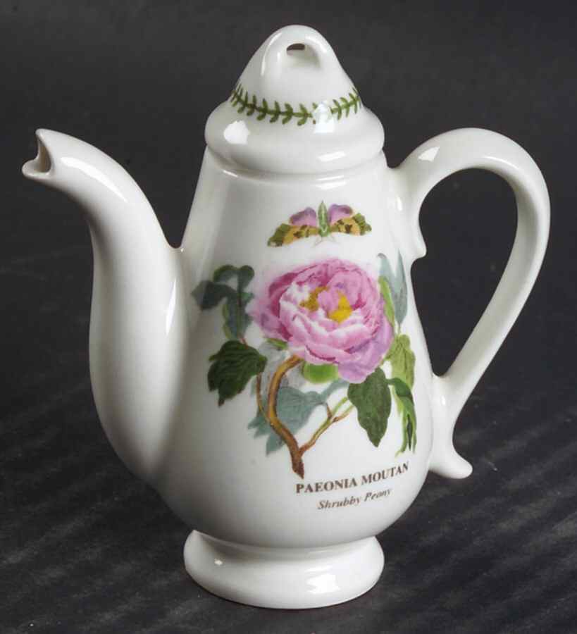 Botanic Garden Coffeepot Ornament by Portmeirion-1