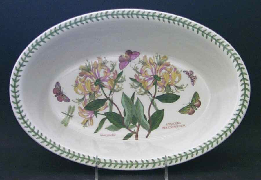 Botanic Garden 13" Oval Pie Baker by Portmeirion-1