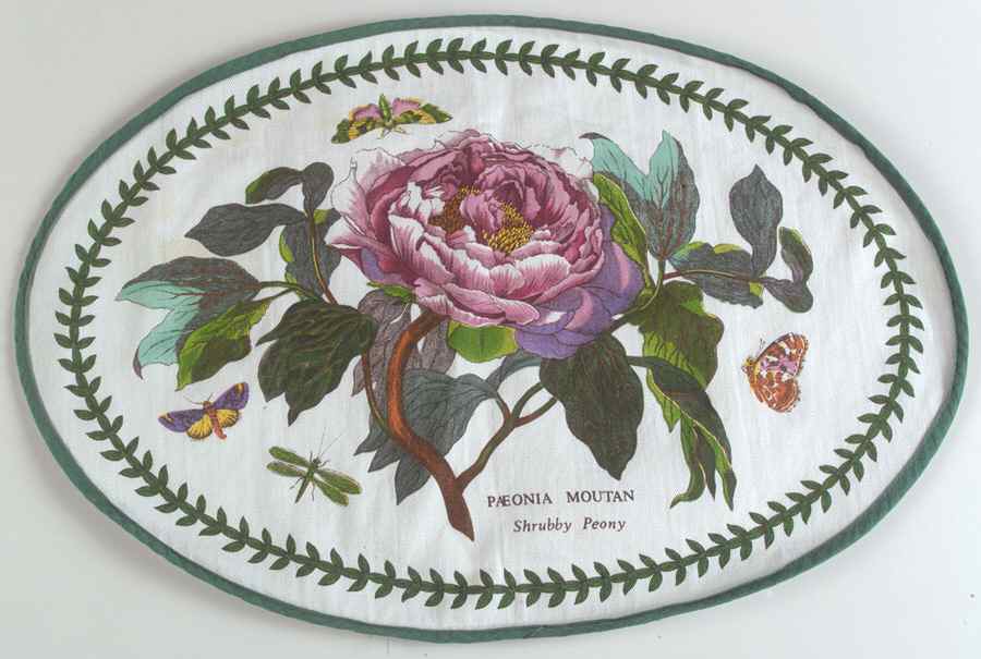 Botanic Garden Oval Cloth Placemat by Portmeirion-1