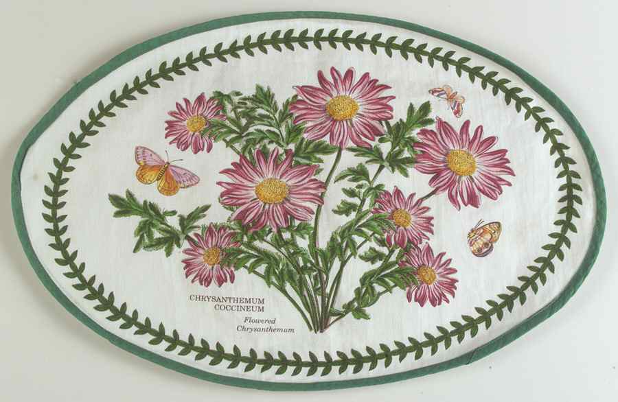 Botanic Garden Oval Cloth Placemat by Portmeirion-1
