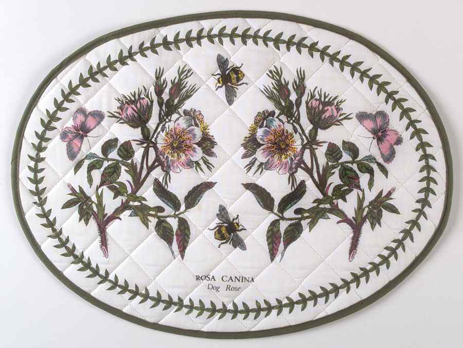 Botanic Garden Oval Cloth Placemat by Portmeirion-1