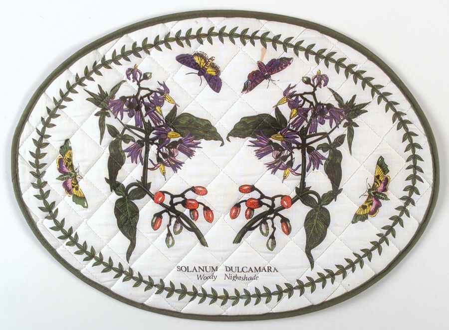 Botanic Garden Oval Cloth Placemat by Portmeirion-1