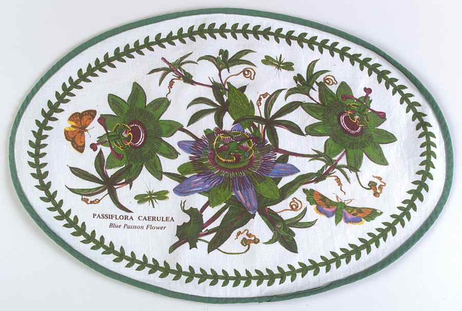 Botanic Garden Oval Cloth Placemat by Portmeirion-1