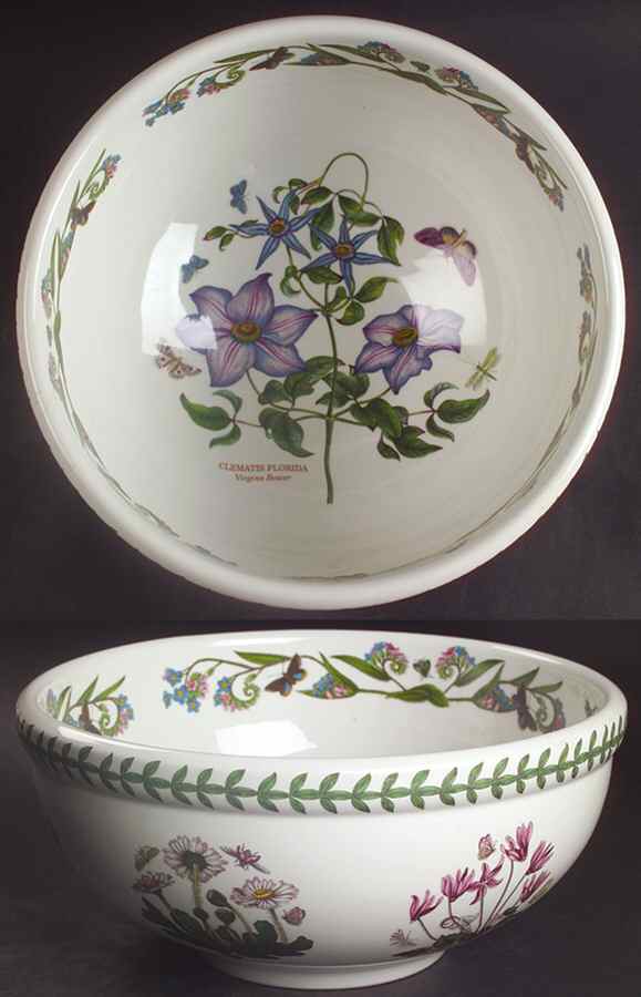 Botanic Garden 10" Large Salad Serving Bowl by Portmeirion-1