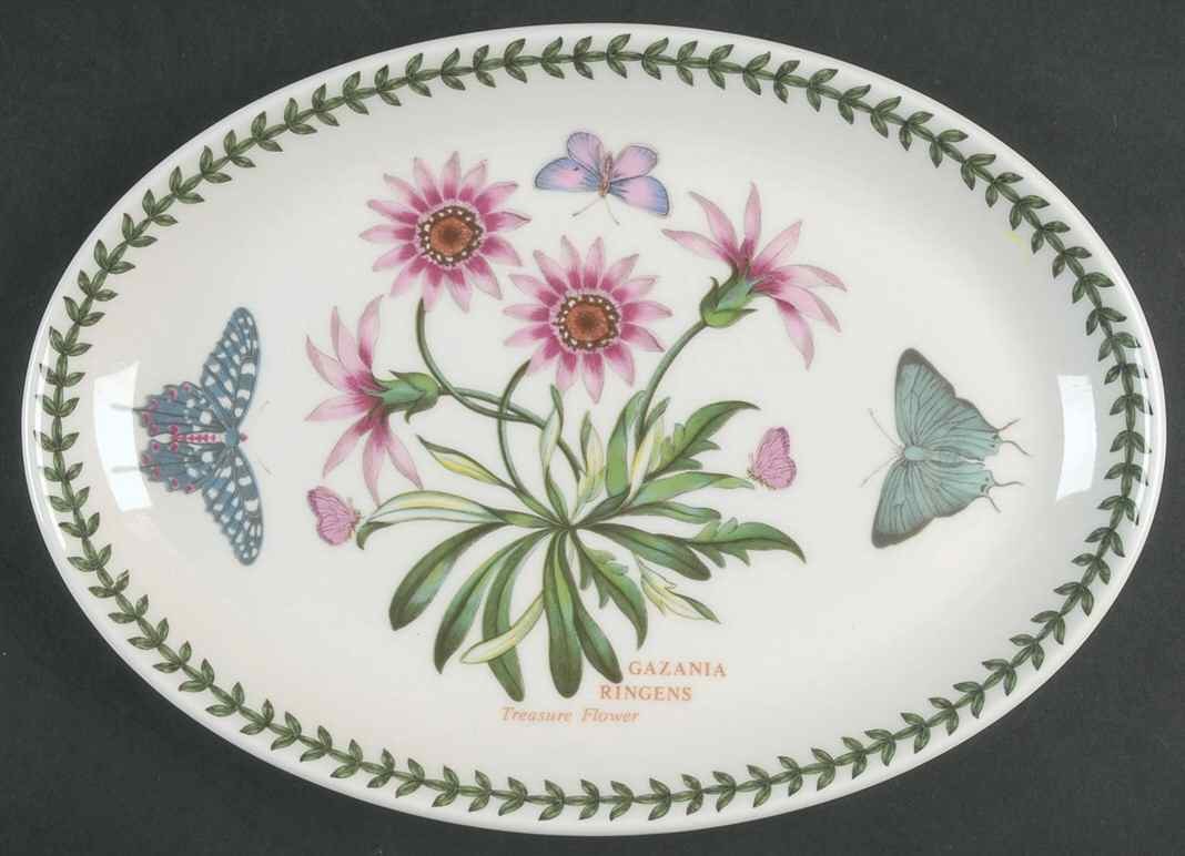 Botanic Garden 10" Oval Steak Platter by Portmeirion-1