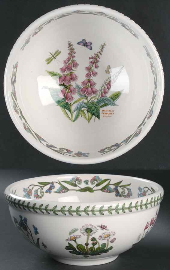 Botanic Garden 10" Large Salad Serving Bowl by Portmeirion-1