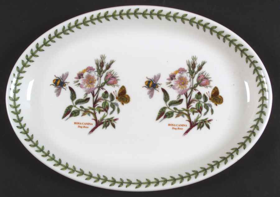 Botanic Garden 10" Oval Steak Platter by Portmeirion-1