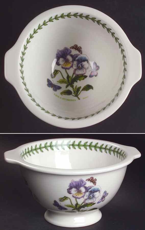 Botanic Garden 18 Oz Individual Handled Soup Bowl by Portmeirion-1