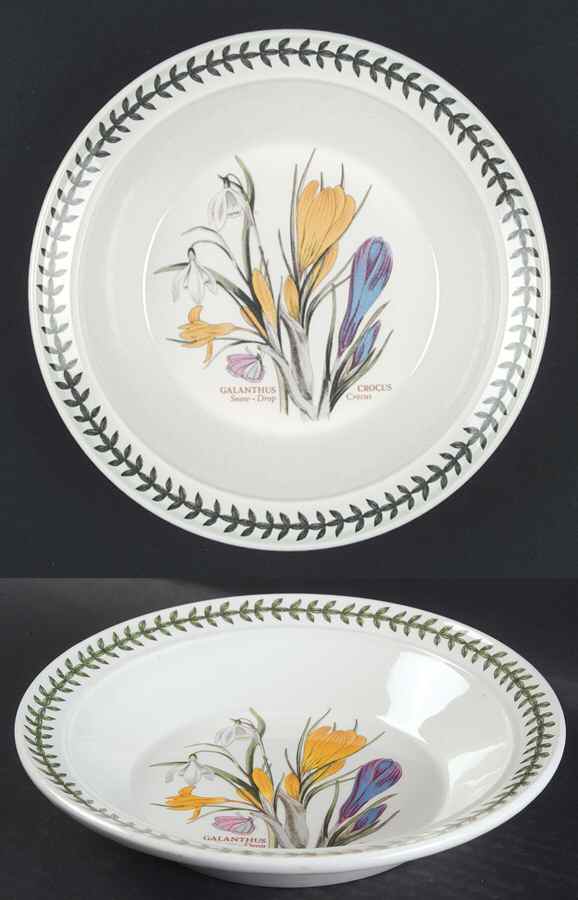 Botanic Garden Rim Soup Bowl by Portmeirion-1