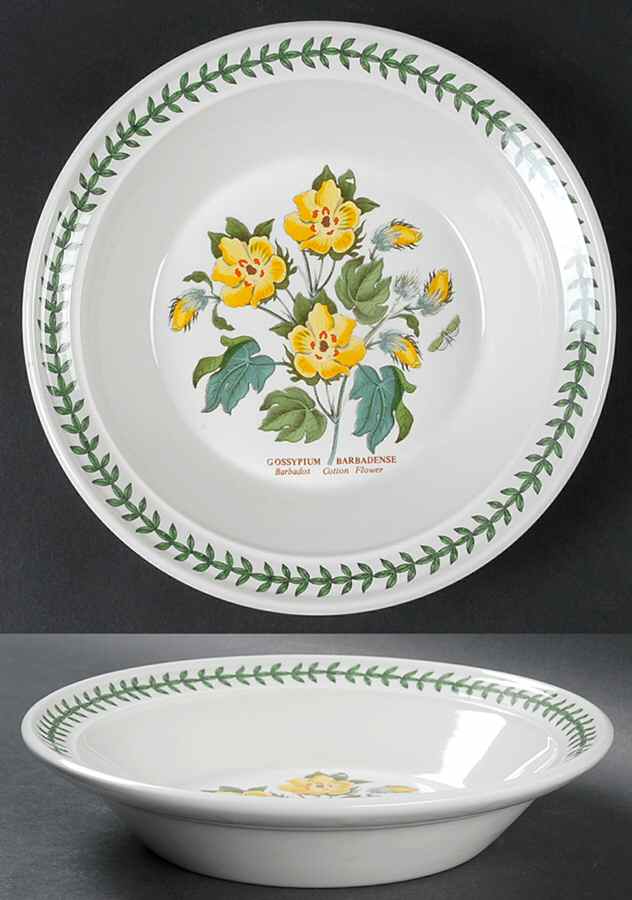 Botanic Garden Rim Soup Bowl by Portmeirion-1