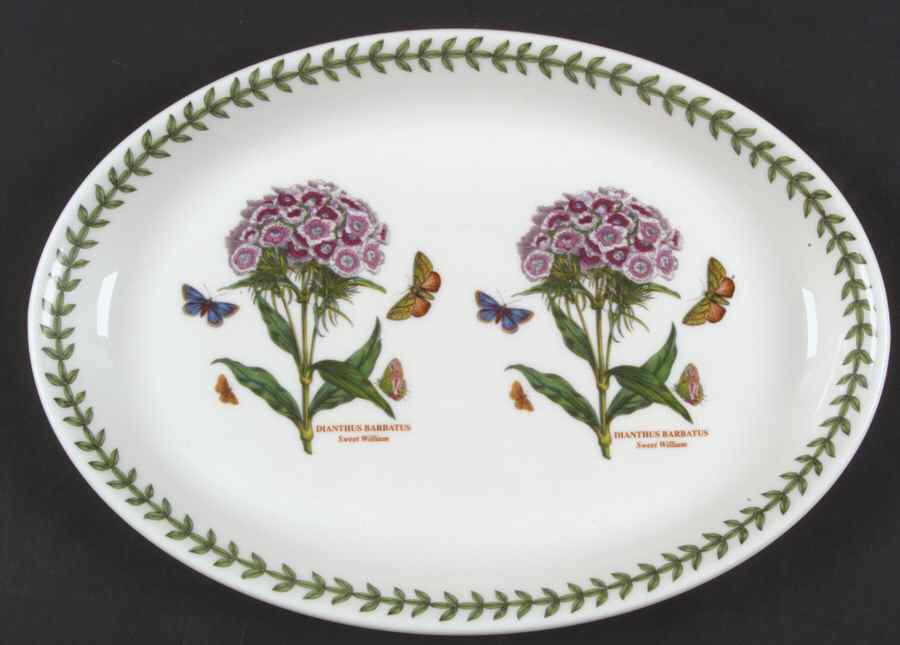 Botanic Garden 10" Oval Steak Platter by Portmeirion-1