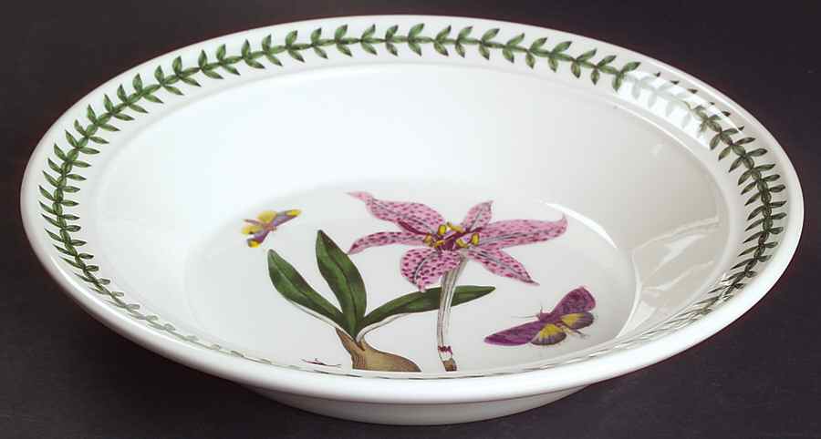 Botanic Garden Rim Soup Bowl by Portmeirion-1