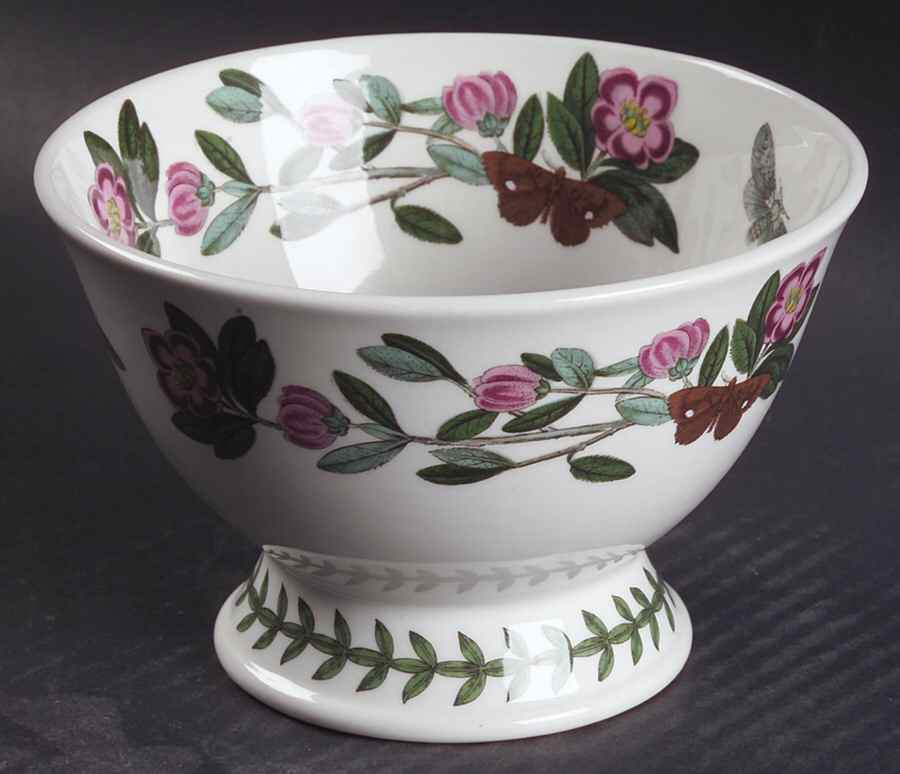 Botanic Garden Footed Rice Bowl by Portmeirion-1