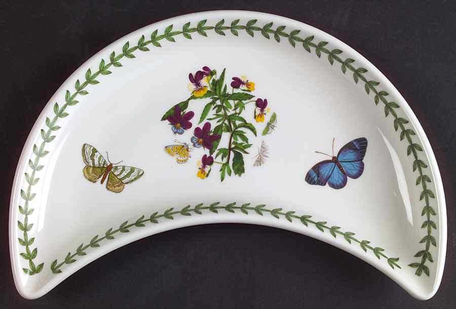 Botanic Garden Crescent Salad Plate by Portmeirion-1