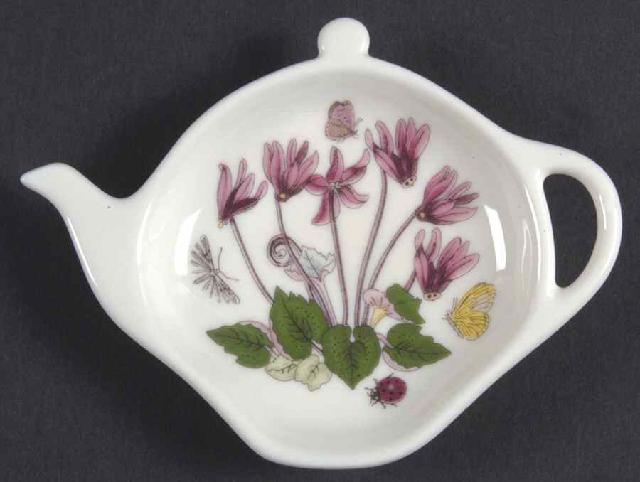 Botanic Garden Teapot Shape Spoon Rest (Holds 1 Spoon) by Portmeirion-1