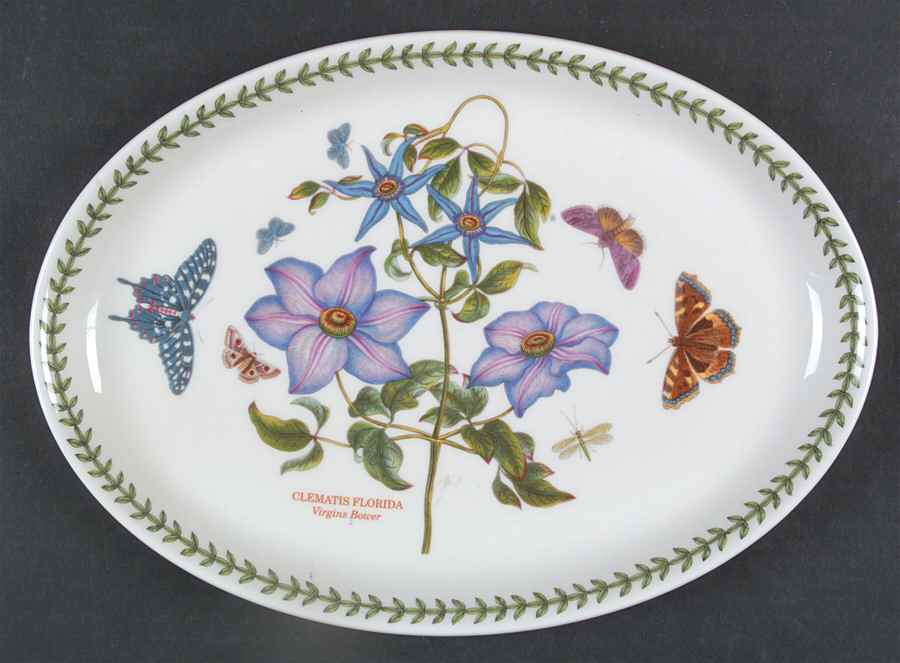 Botanic Garden 13" Oval Steak Platter by Portmeirion-1