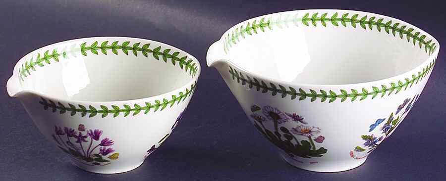 Botanic Garden Pouring Bowl Set (Set of 2 20&32 Oz) by Portmeirion-1