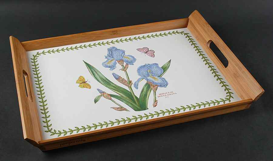 Botanic Garden 18" Stacking Bamboo Tray by Portmeirion-1