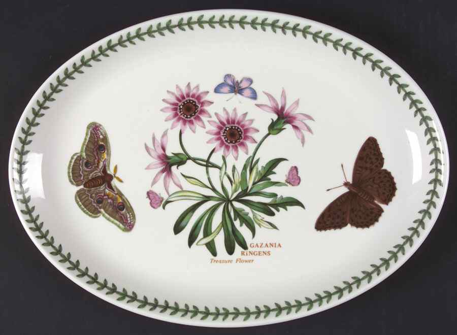 Botanic Garden 13" Oval Steak Platter by Portmeirion-1