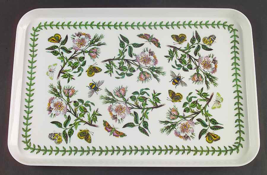 Botanic Garden 17" Rectangular Melamine Tray by Portmeirion-1