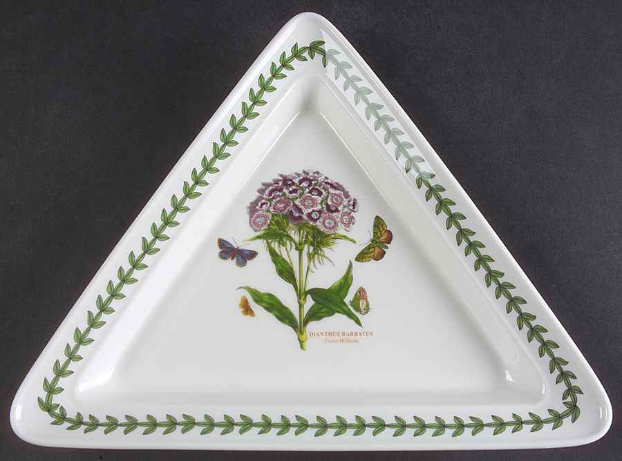 Botanic Garden 11" Triangular Plate by Portmeirion-1
