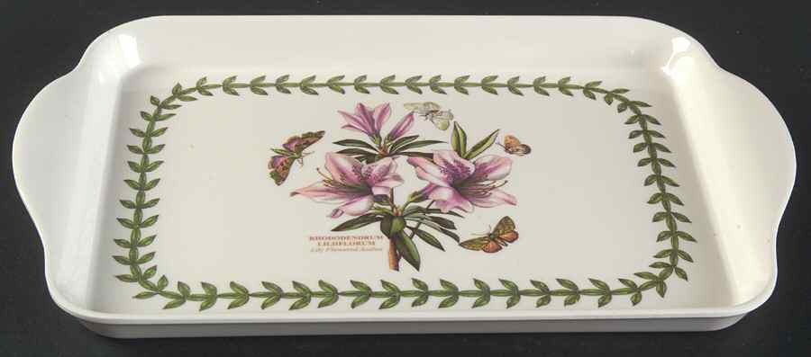Botanic Garden 8" Scatter Rectangular Melamine Tray by Portmeirion-1