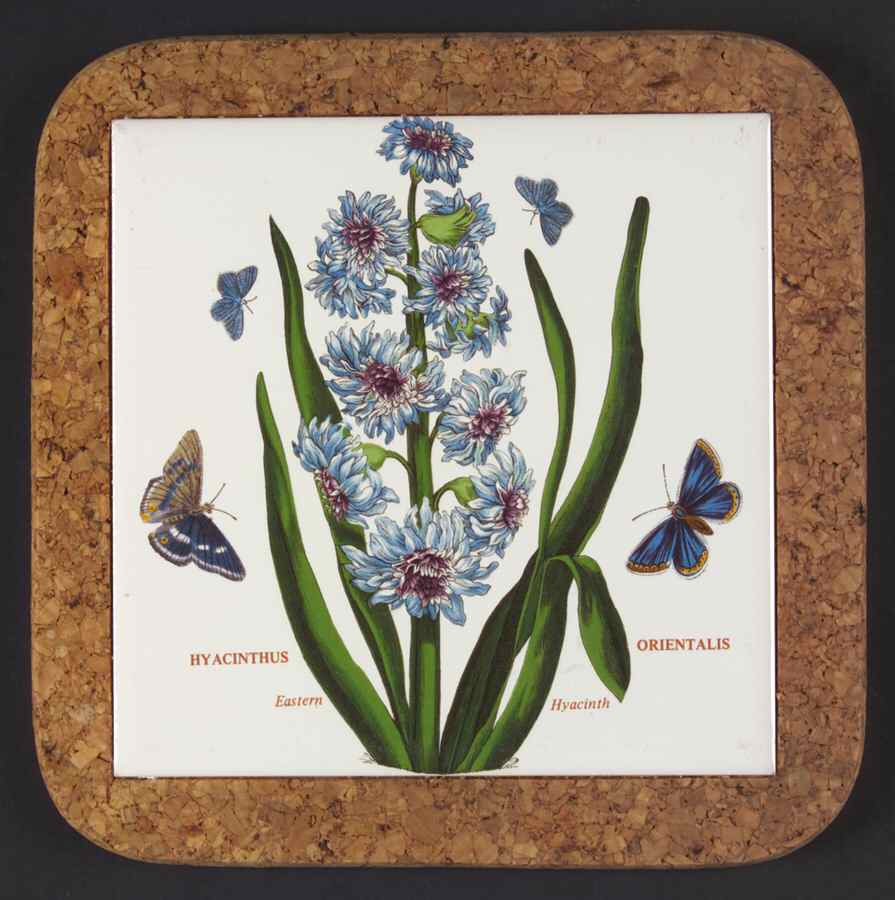 Botanic Garden 7" Square Cork Back Trivet by Portmeirion-1