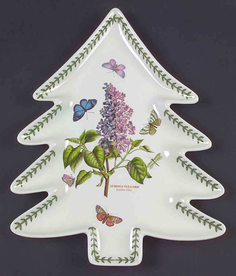 Botanic Garden 13" 1 Part Tree Shaped Dish by Portmeirion-1