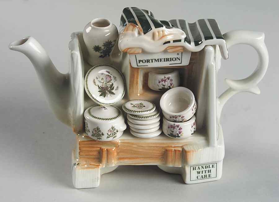 Botanic Garden Mini Figural Teapot & Lid by Portmeirion-1