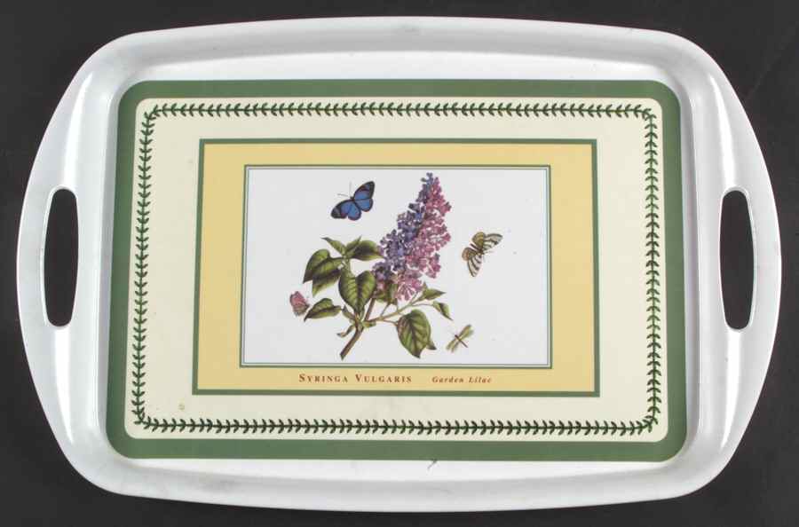 Botanic Garden 18" Rectangular Melamine Handled Serving Tray by Portmeirion-1