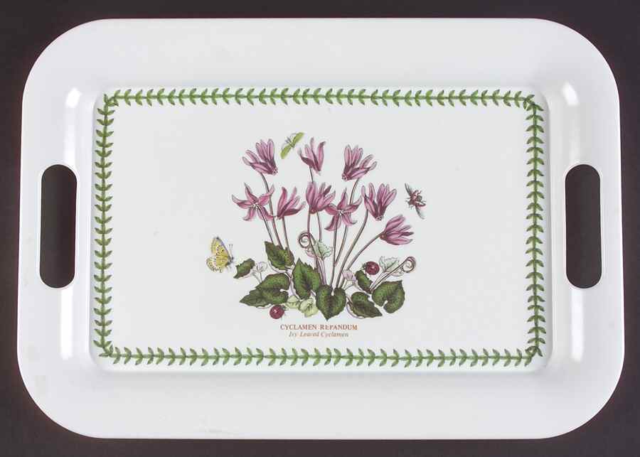 Botanic Garden 15" Rectangular Handled Melamine Tray by Portmeirion-1