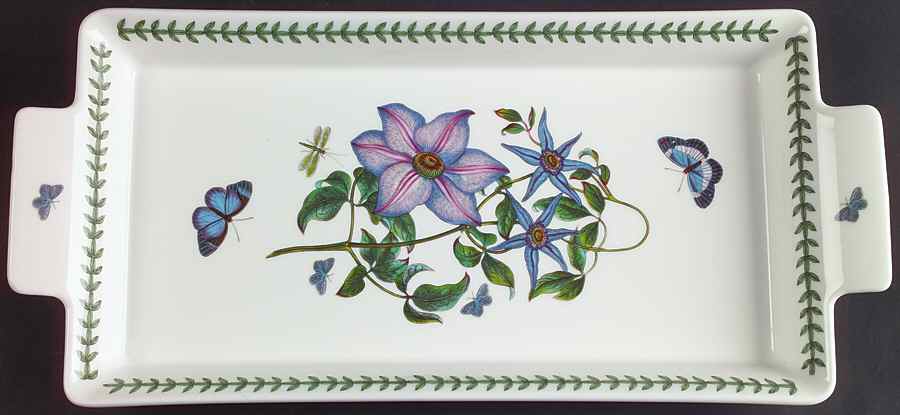 Botanic Garden Large Handled Sandwich Tray (Fire & Ice) by Portmeirion-1