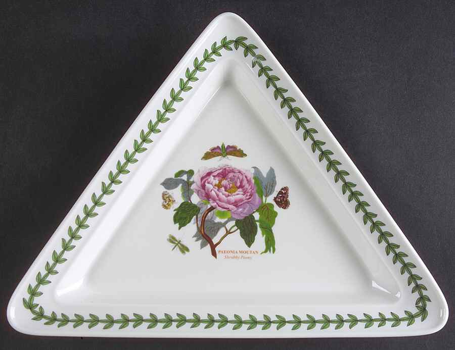 Botanic Garden 11" Triangular Plate by Portmeirion-1