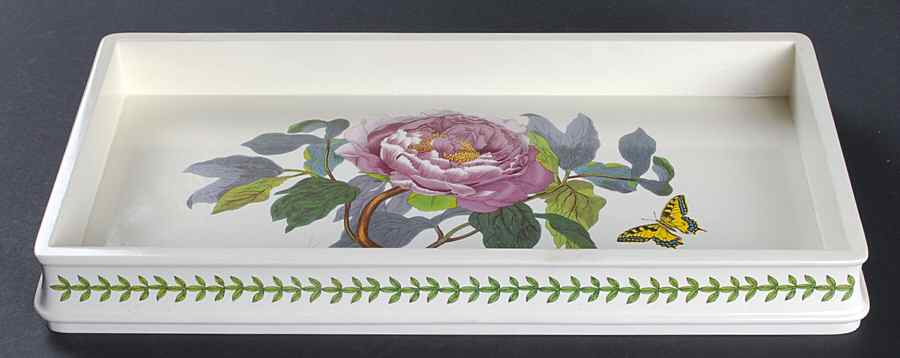 Botanic Garden 11" Rectangular Wood Tray by Portmeirion-1
