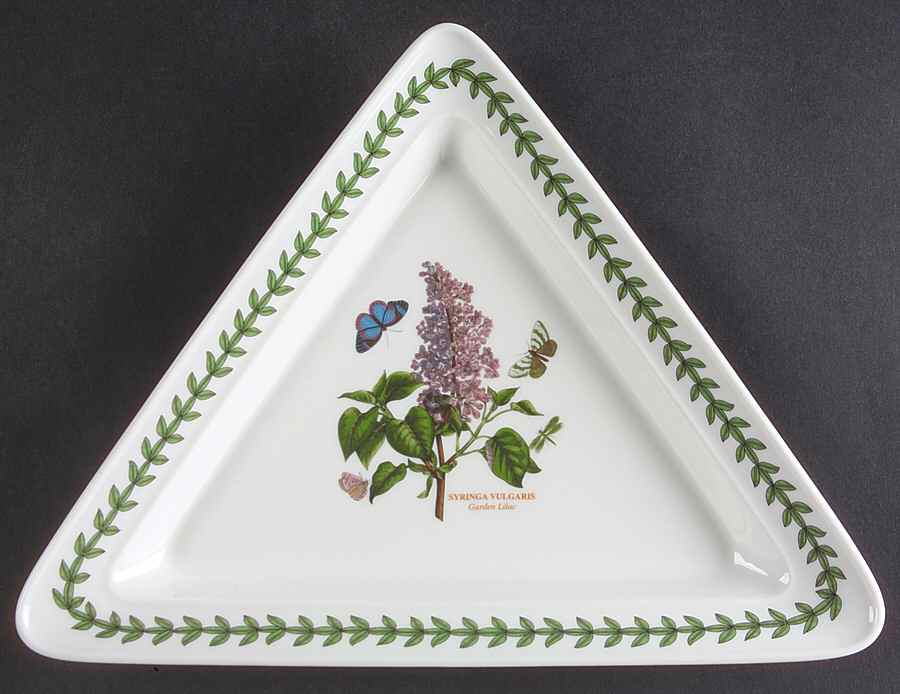 Botanic Garden 11" Triangular Plate by Portmeirion-1