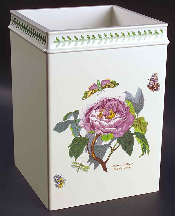 Botanic Garden Wood Waste Basket by Portmeirion-1