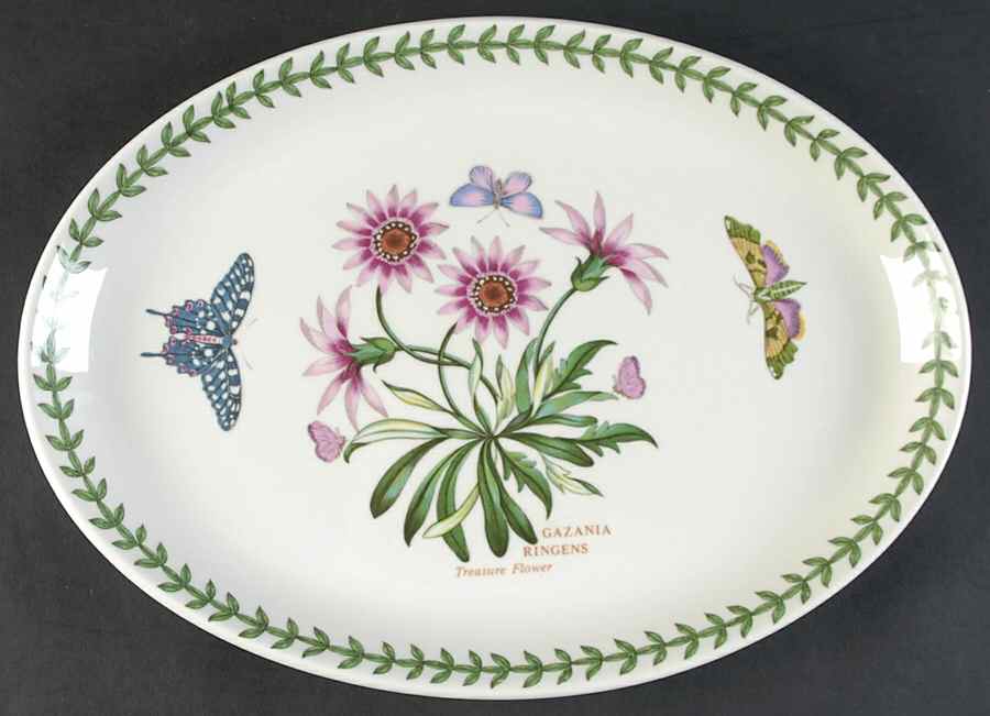 Botanic Garden 13" Oval Steak Platter by Portmeirion-1