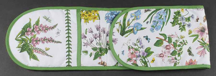 Botanic Garden Cloth Double Oven Glove by Portmeirion-2
