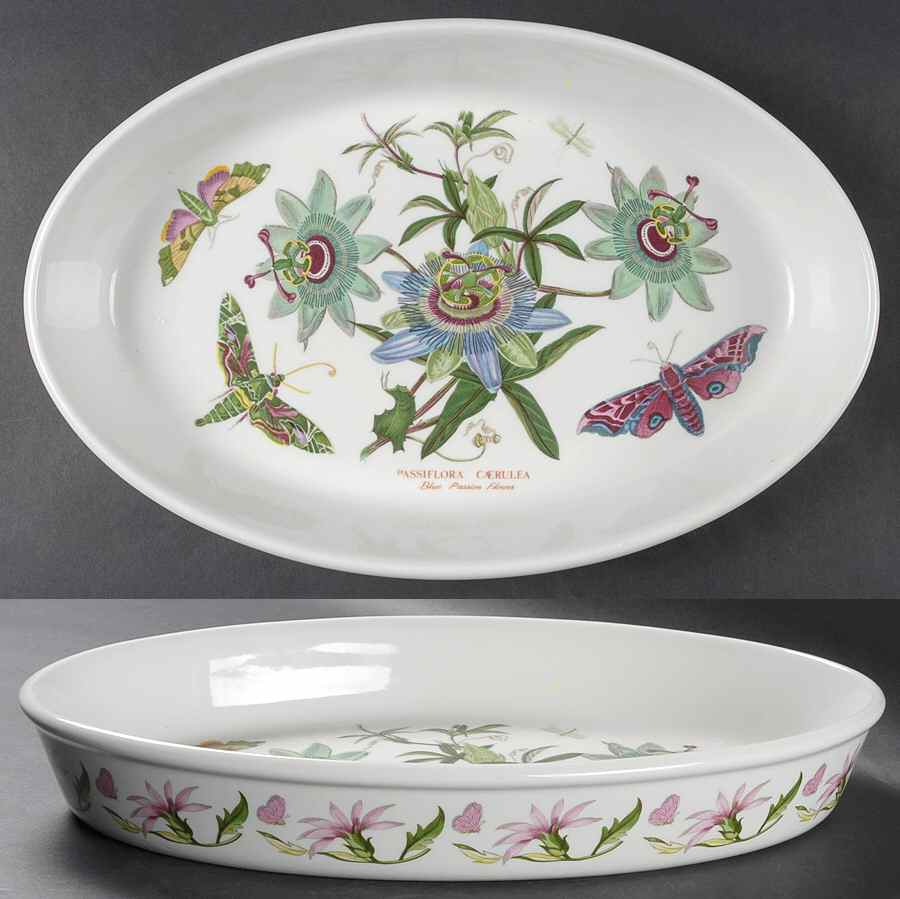 Botanic Garden 14" Oval Baker by Portmeirion-1