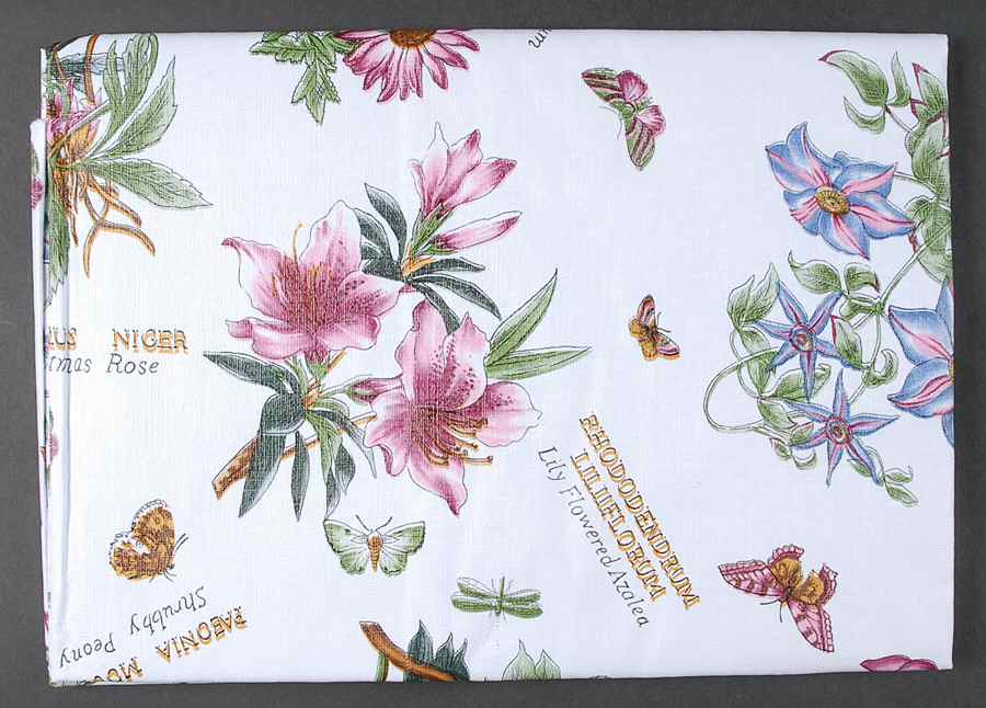 Botanic Garden 52" X 52" Square Vinyl Tablecloth by Portmeirion-1