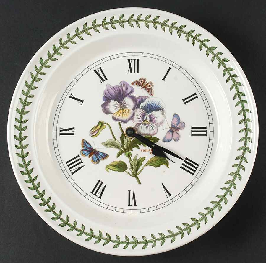 Botanic Garden Hanging Wall Clock by Portmeirion-1
